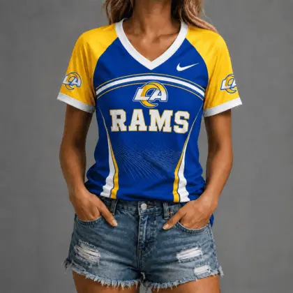 Los Angeles Rams | Premium NFL Victory Wave V-Neck TD