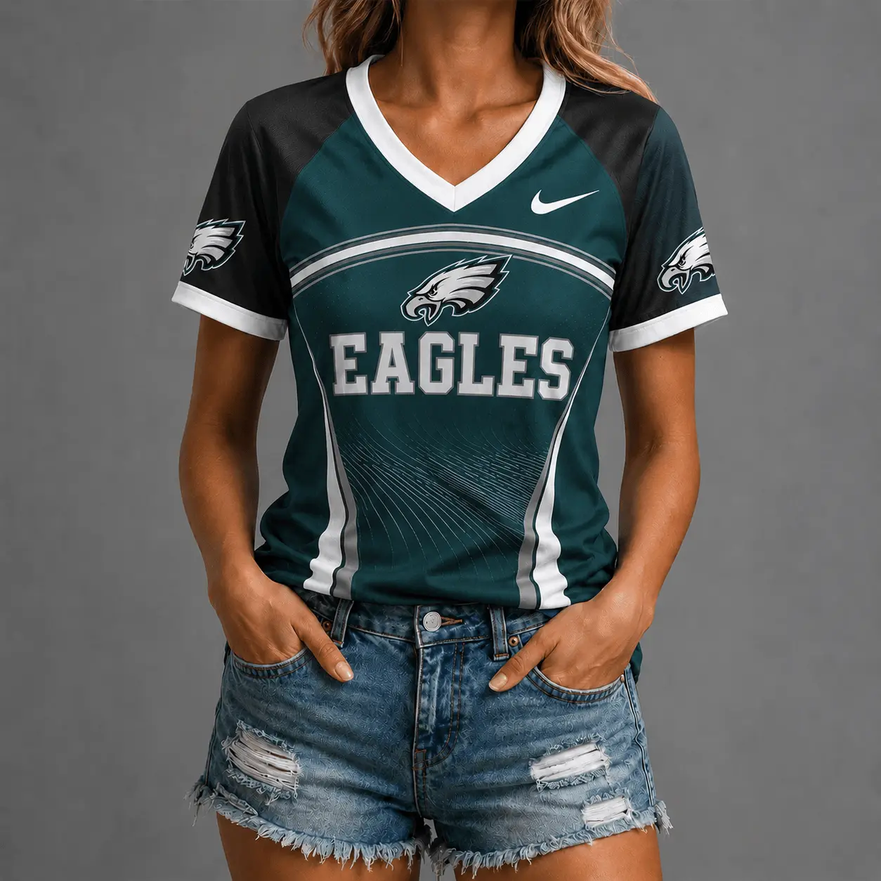Philadelphia Eagles | Premium NFL Victory Wave V-Neck TD