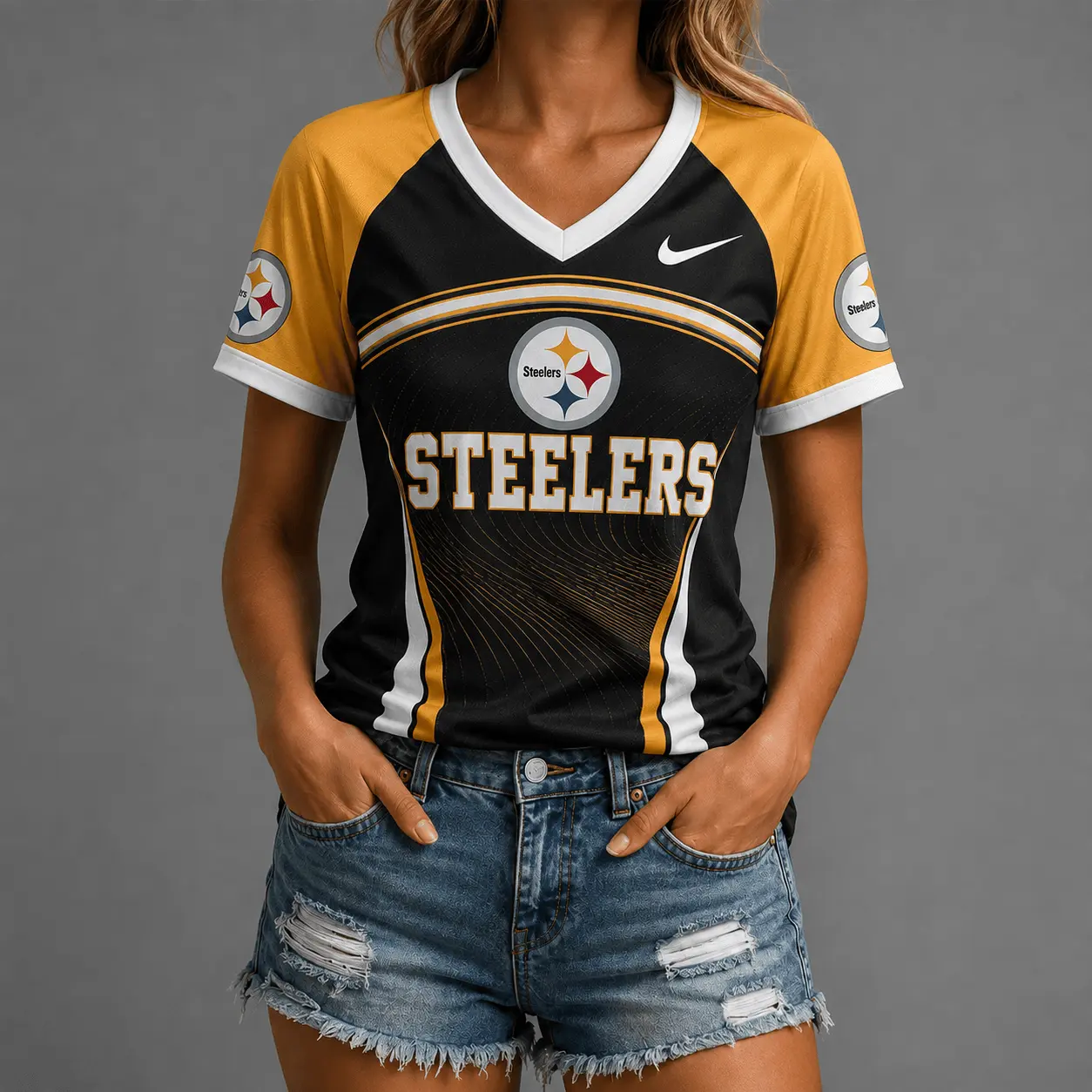Pittsburgh Steelers | Premium NFL Victory Wave V-Neck TD