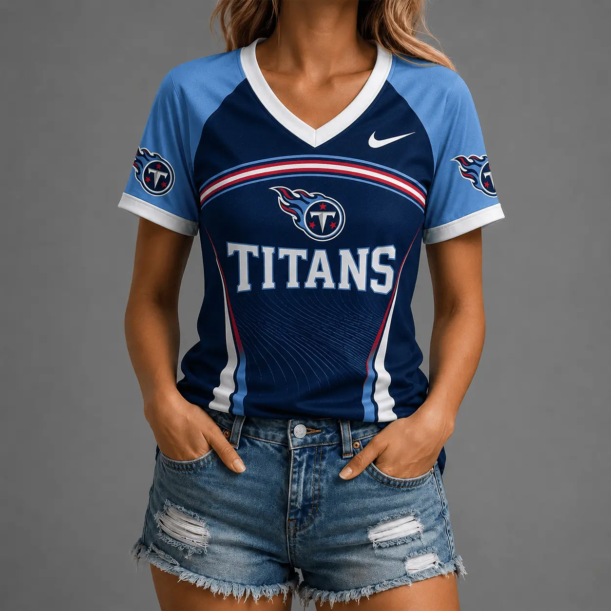 Tennessee Titans | Premium NFL Victory Wave V-Neck TD