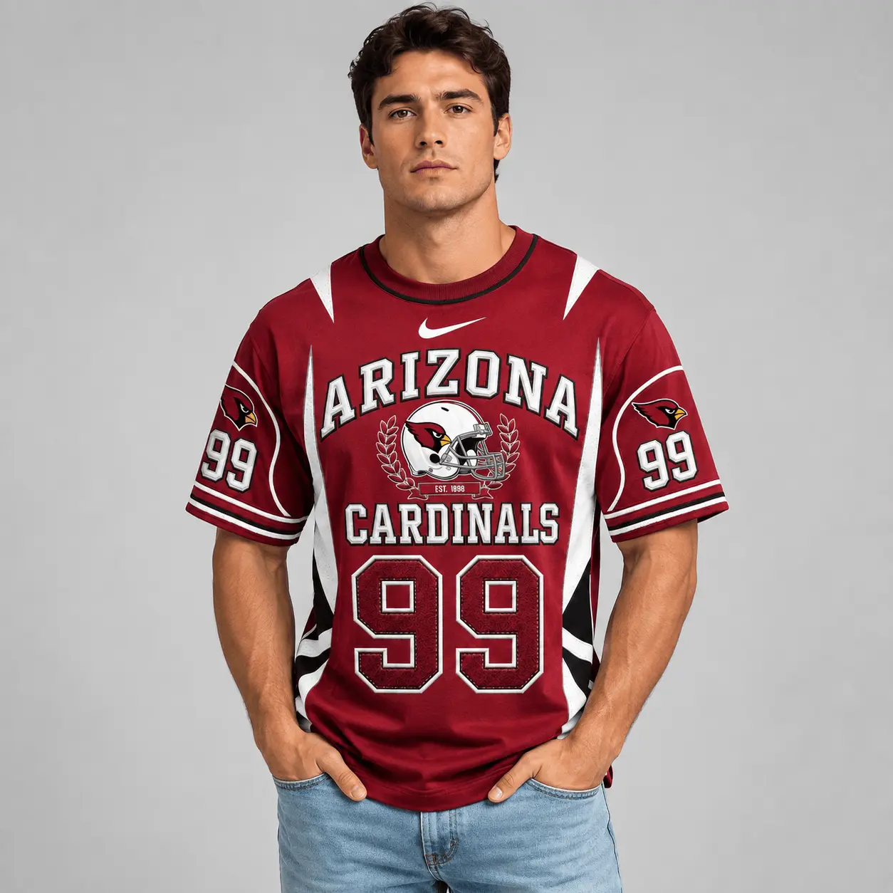 Arizona Cardinals | Premium NFL Sunday Legends Personalized T-Shirt TD - Image 3