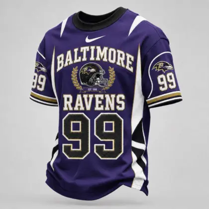 Baltimore Ravens | Premium NFL Sunday Legends Personalized T-Shirt TD