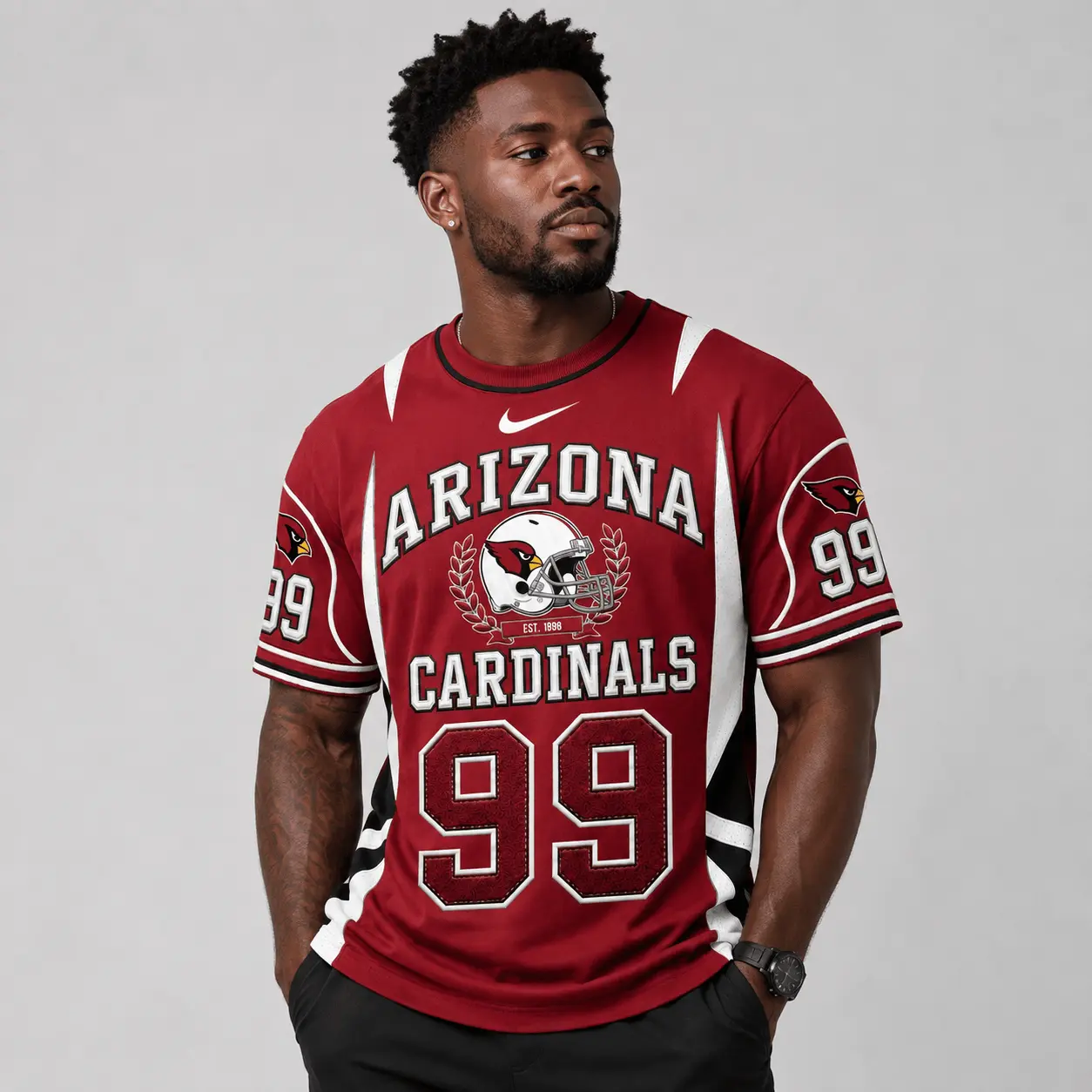 Arizona Cardinals | Premium NFL Sunday Legends Personalized T-Shirt TD - Image 2