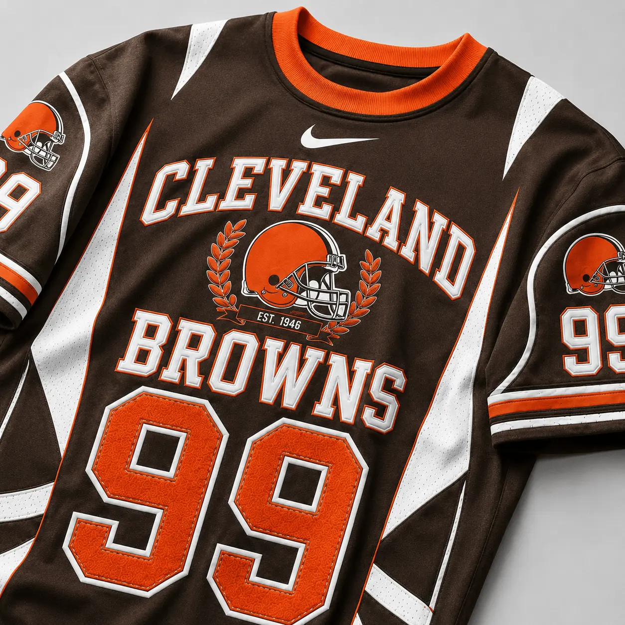 Cleveland Browns | Premium NFL Sunday Legends Personalized T-Shirt TD - Image 4