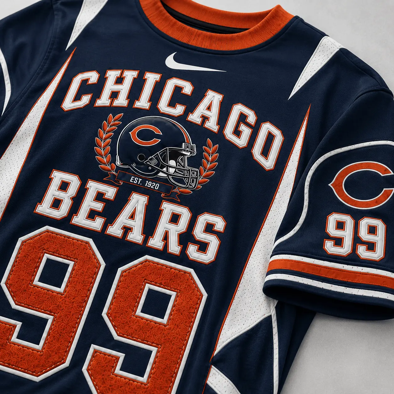Chicago Bears | Premium NFL Sunday Legends Personalized T-Shirt TD - Image 4