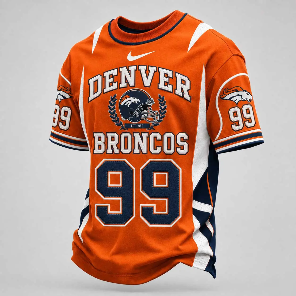 Denver Broncos | Premium NFL Sunday Legends Personalized T-Shirt TD