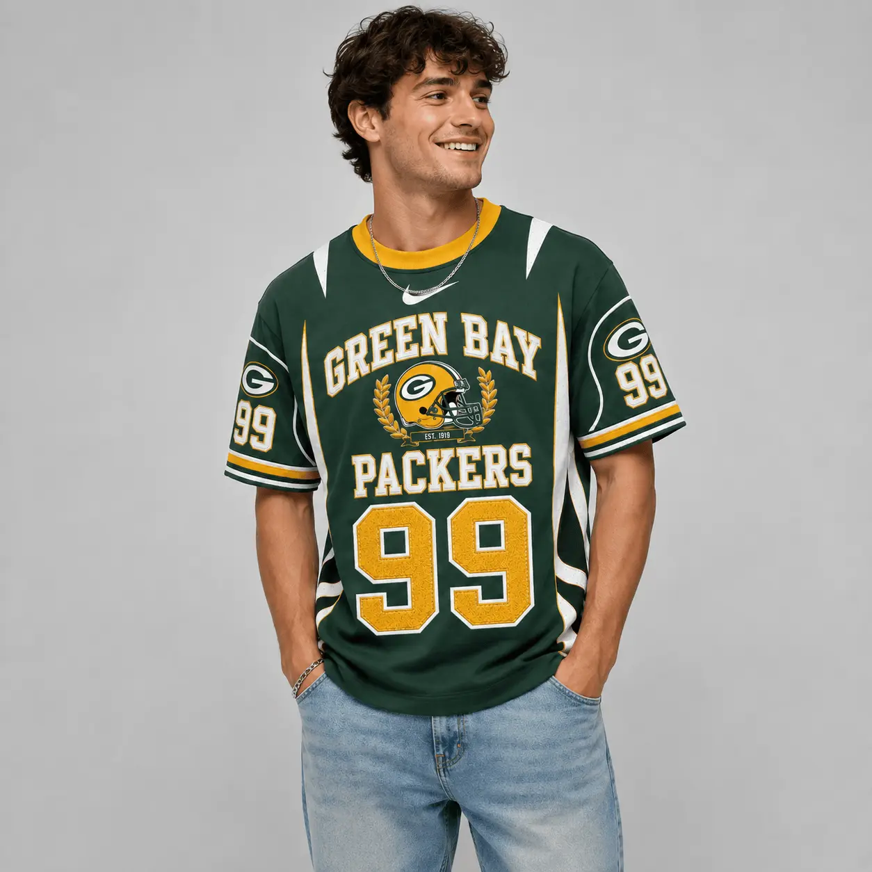 Green Bay Packers | Premium NFL Sunday Legends Personalized T-Shirt TD - Image 2