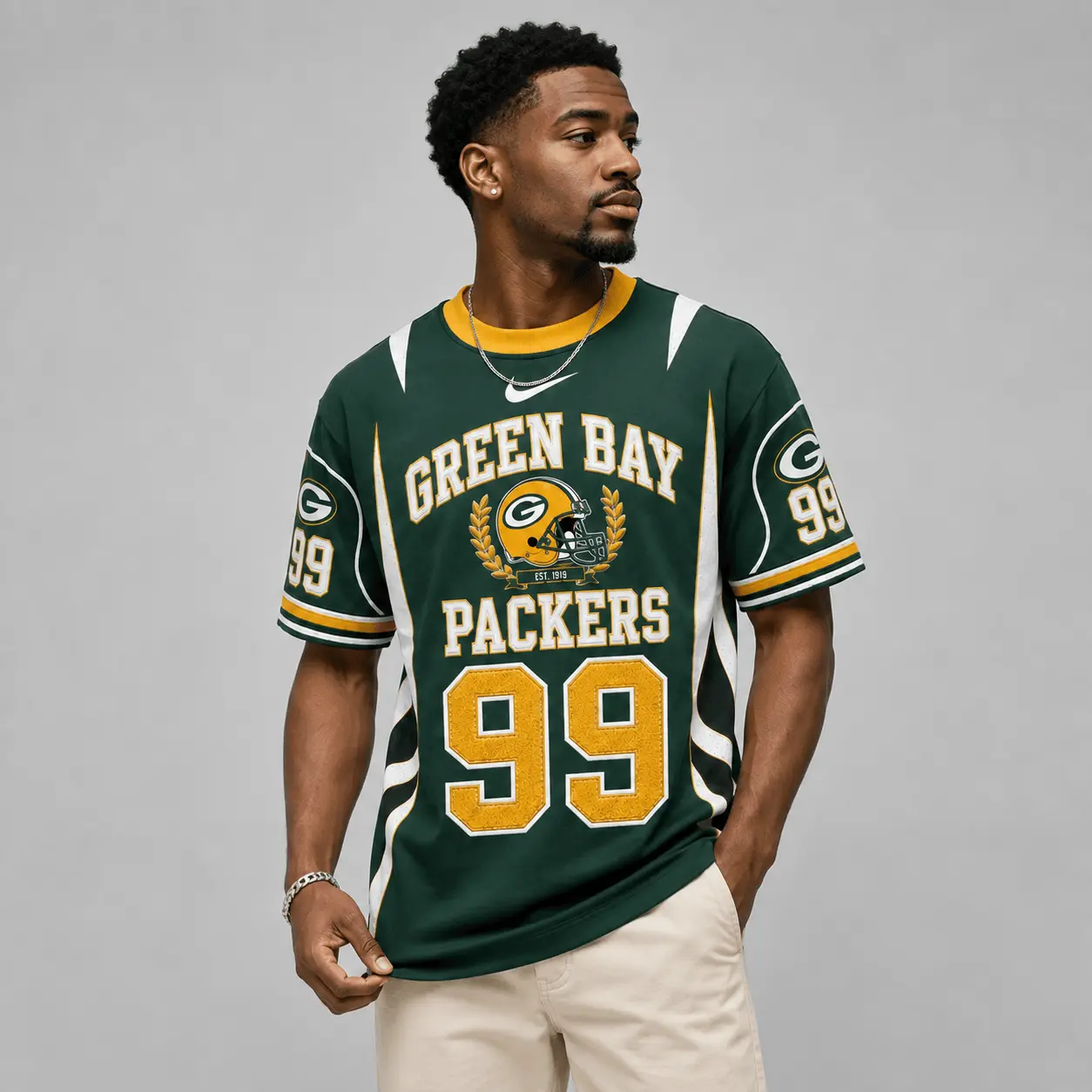 Green Bay Packers | Premium NFL Sunday Legends Personalized T-Shirt TD - Image 3