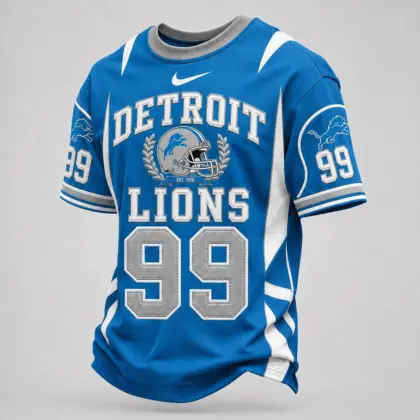 Detroit Lions | Premium NFL Sunday Legends Personalized T-Shirt TD
