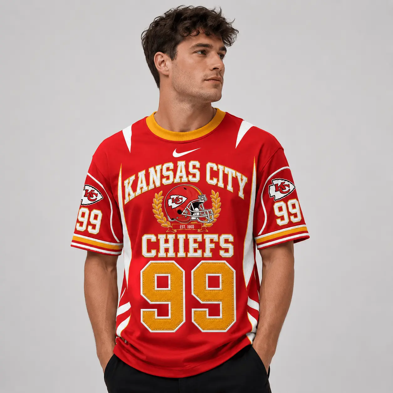 Kansas City Chiefs | Premium NFL Sunday Legends Personalized T-Shirt TD - Image 2