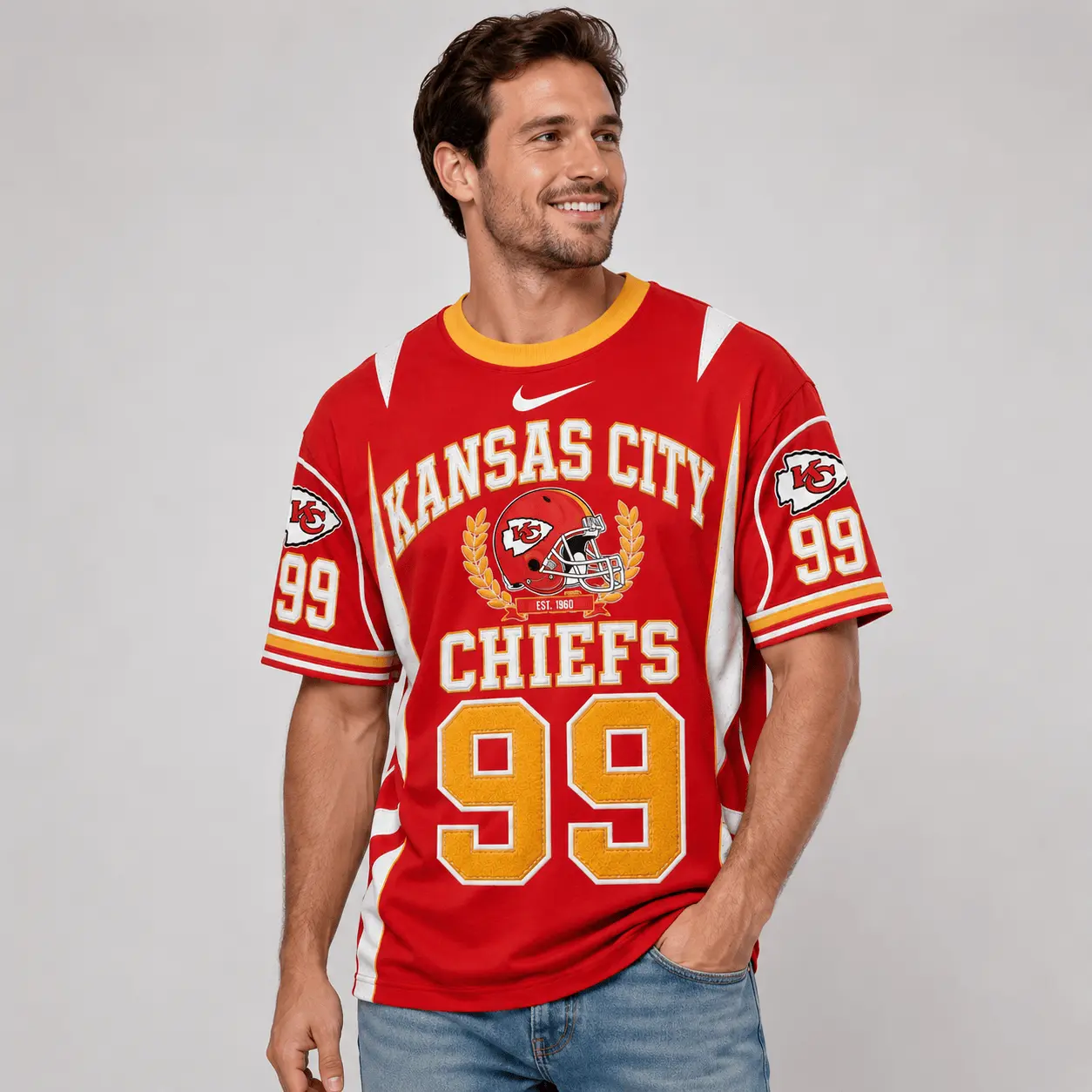 Kansas City Chiefs | Premium NFL Sunday Legends Personalized T-Shirt TD - Image 3
