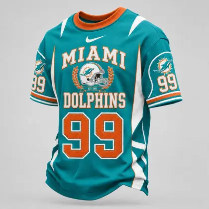 Miami Dolphins | Premium NFL Sunday Legends Personalized T-Shirt TD