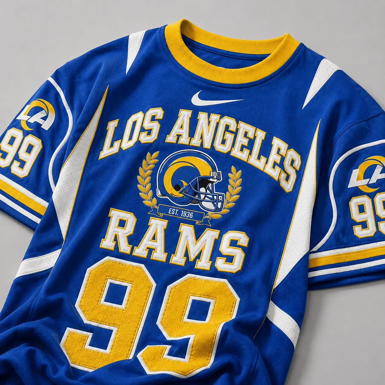 Los Angeles Rams | Premium NFL Sunday Legends Personalized T-Shirt TD - Image 4