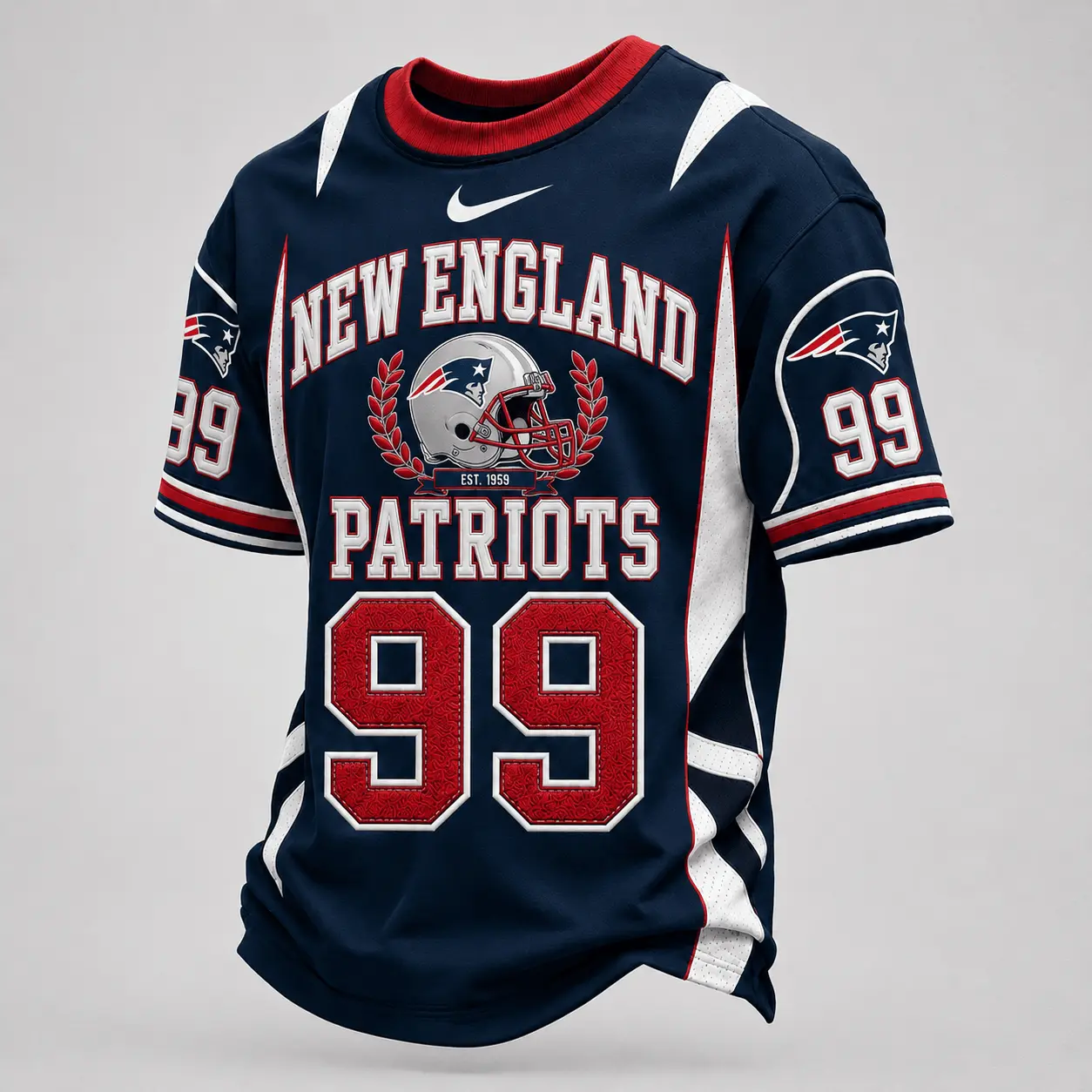 New England Patriots | Premium NFL Sunday Legends Personalized T-Shirt TD