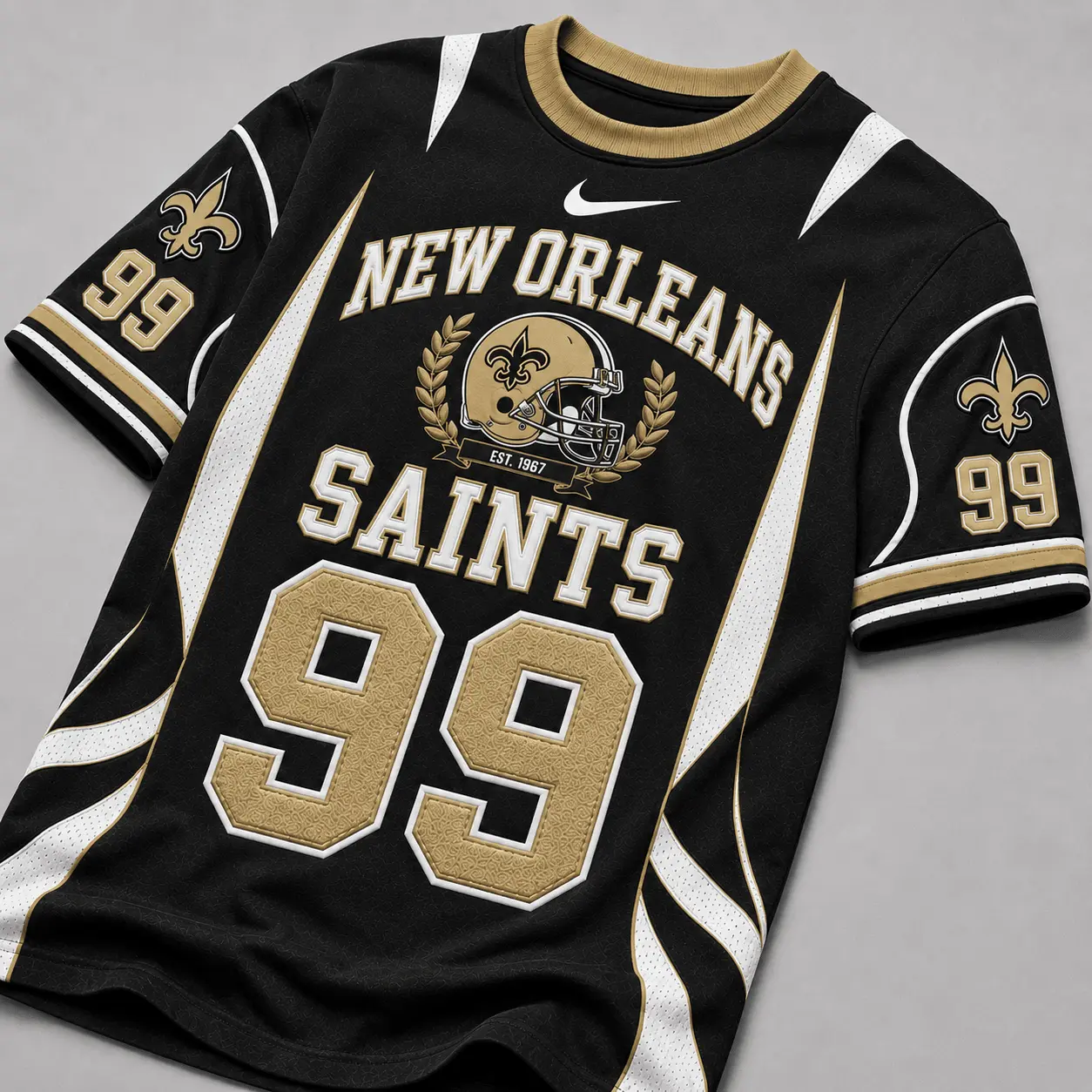 New Orleans Saints | Premium NFL Sunday Legends Personalized T-Shirt TD - Image 4