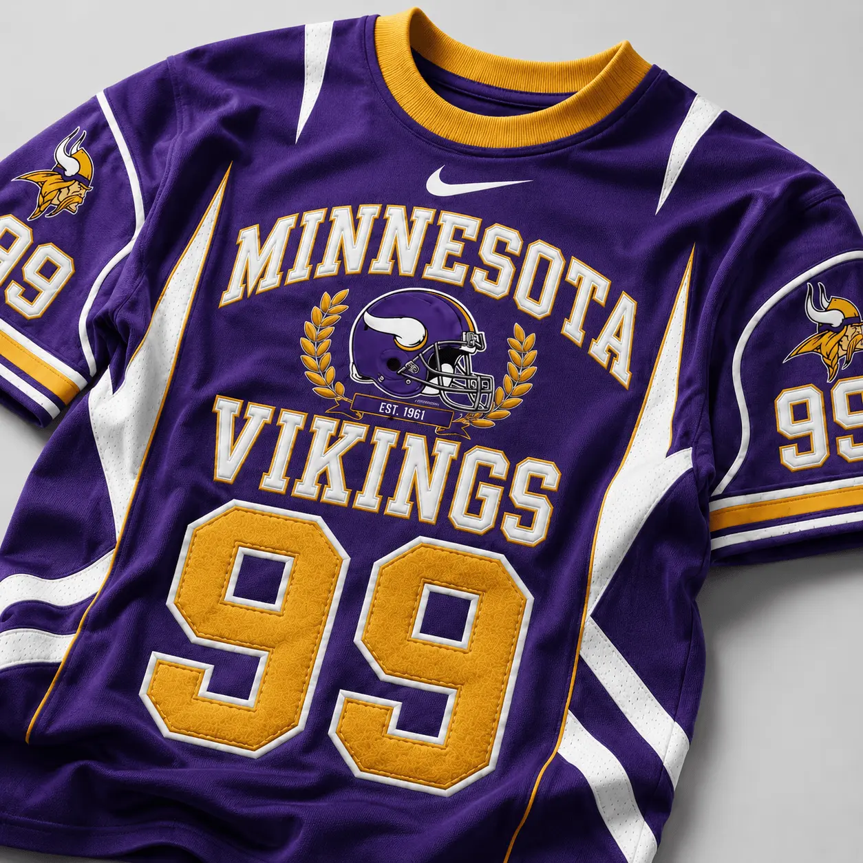 Minnesota Vikings | Premium NFL Sunday Legends Personalized T-Shirt TD - Image 4