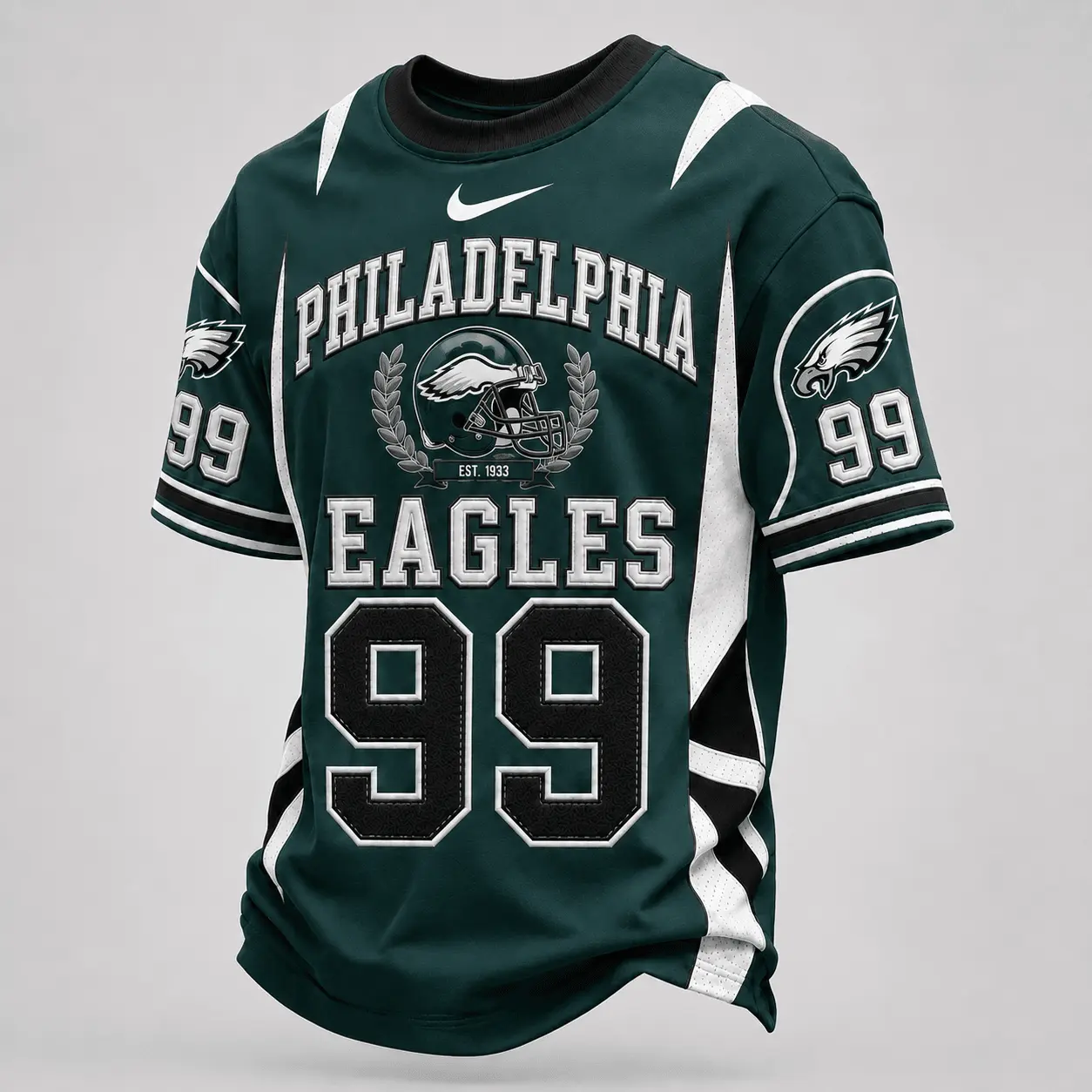 Philadelphia Eagles | Premium NFL Sunday Legends Personalized T-Shirt TD