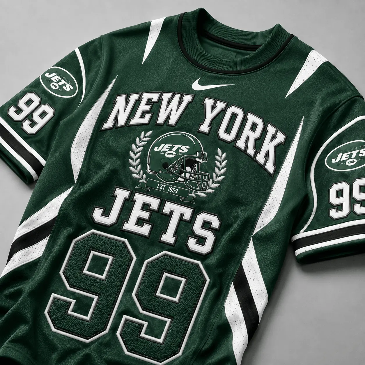 New York Jets | Premium NFL Sunday Legends Personalized T-Shirt TD - Image 4