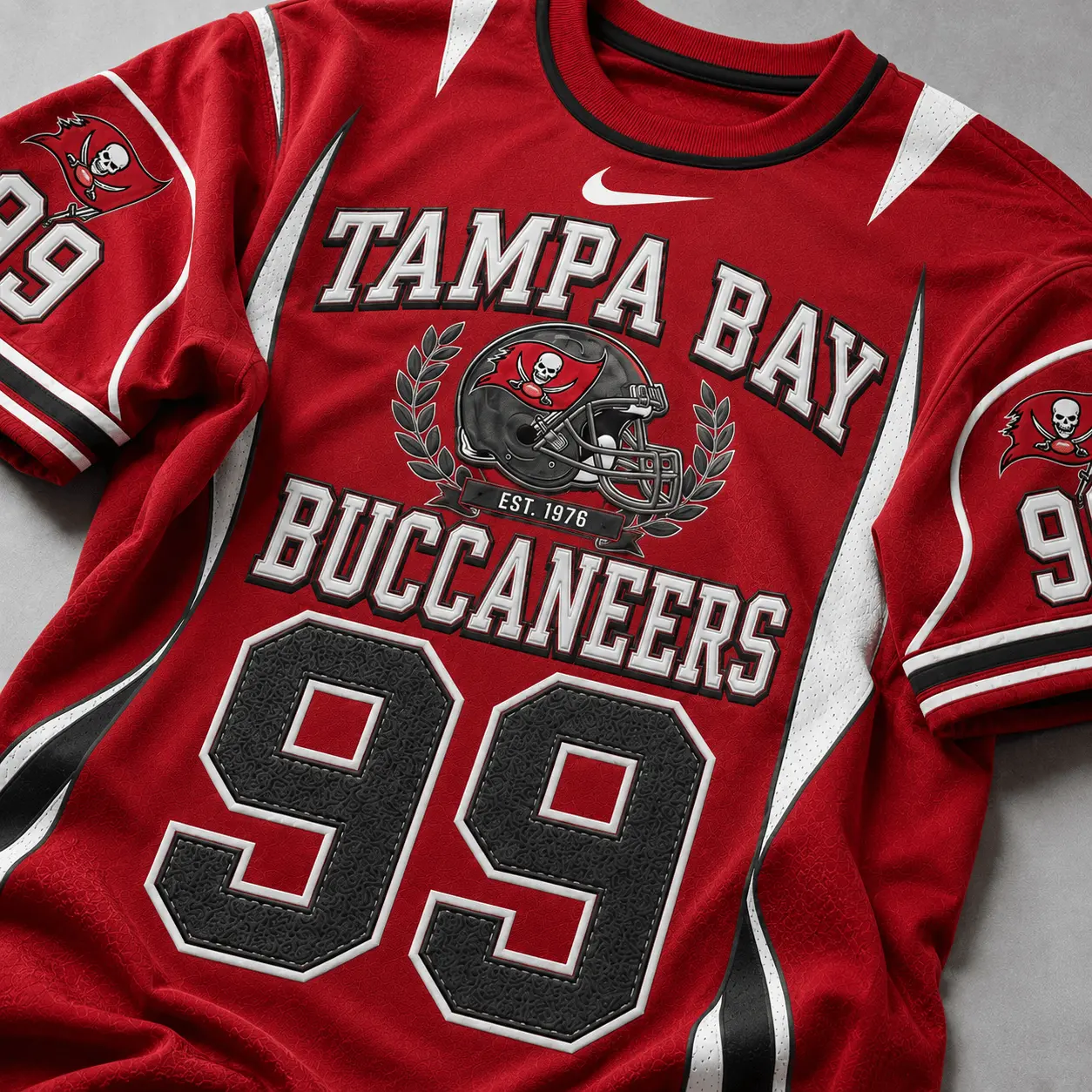Tampa Bay Buccaneers | Premium NFL Sunday Legends Personalized T-Shirt TD - Image 4