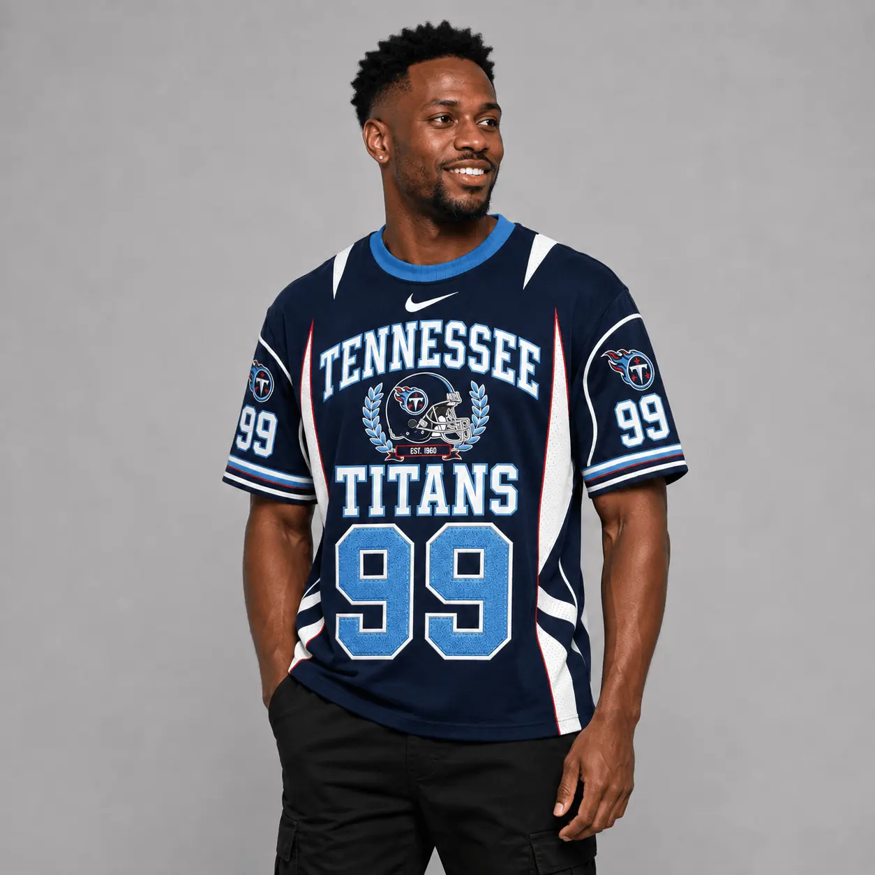 Tennessee Titans | Premium NFL Sunday Legends Personalized T-Shirt TD - Image 3