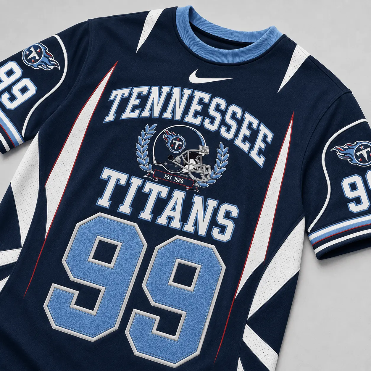 Tennessee Titans | Premium NFL Sunday Legends Personalized T-Shirt TD - Image 4