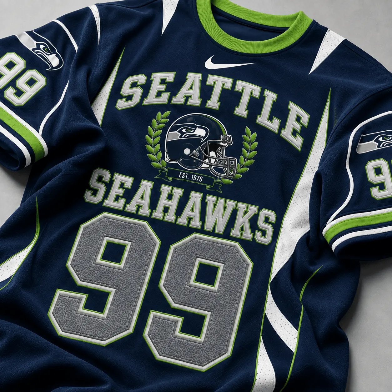 Seattle Seahawks | Premium NFL Sunday Legends Personalized T-Shirt TD - Image 4