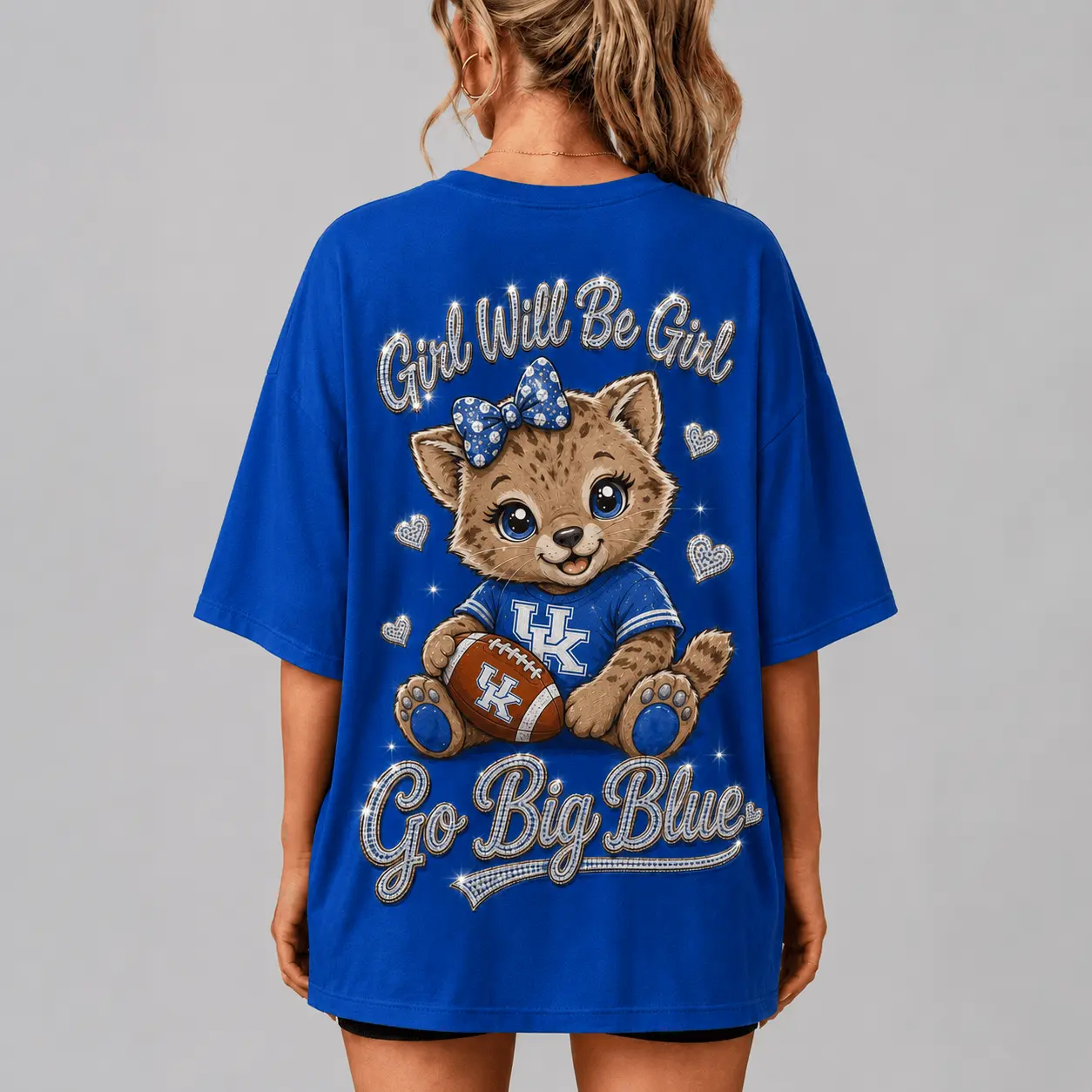 Kentucky Wildcats | Premium NCAA Girl Power Comfort V-neck NY - Image 3