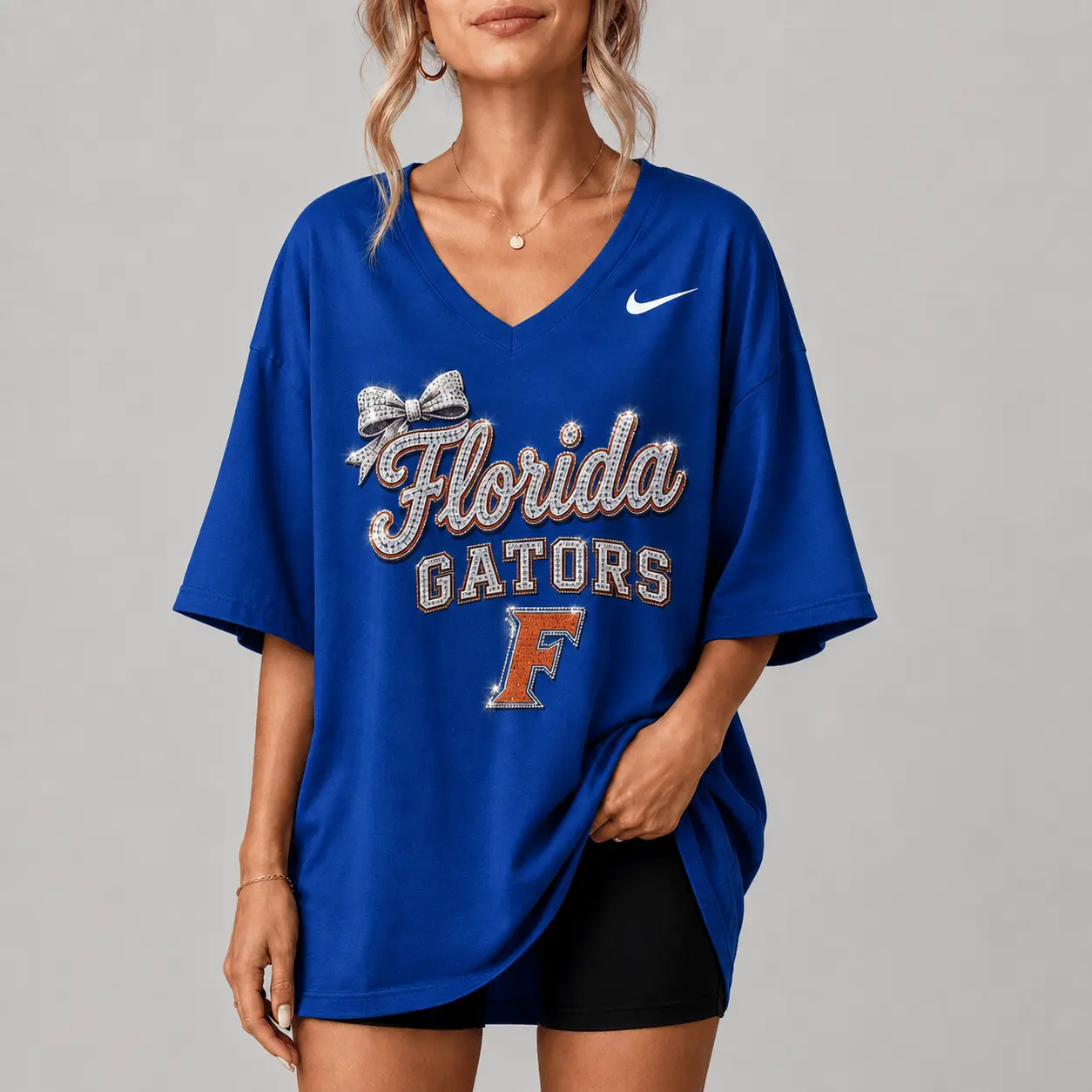 Florida Gators | Premium NCAA Girl Power Comfort V-neck NY - Image 2