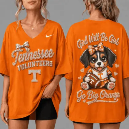 Tennessee Volunteers | Premium NCAA Girl Power Comfort V-neck NY
