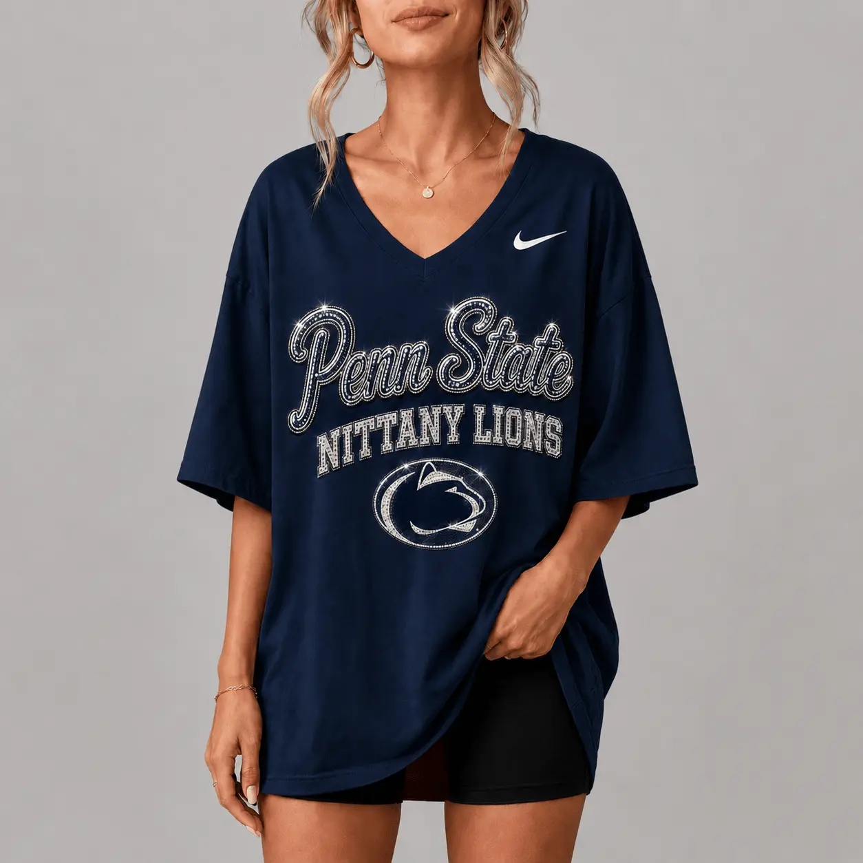 Penn State Nittany Lions | Premium NCAA Girl Power Comfort V-neck NY - Image 2
