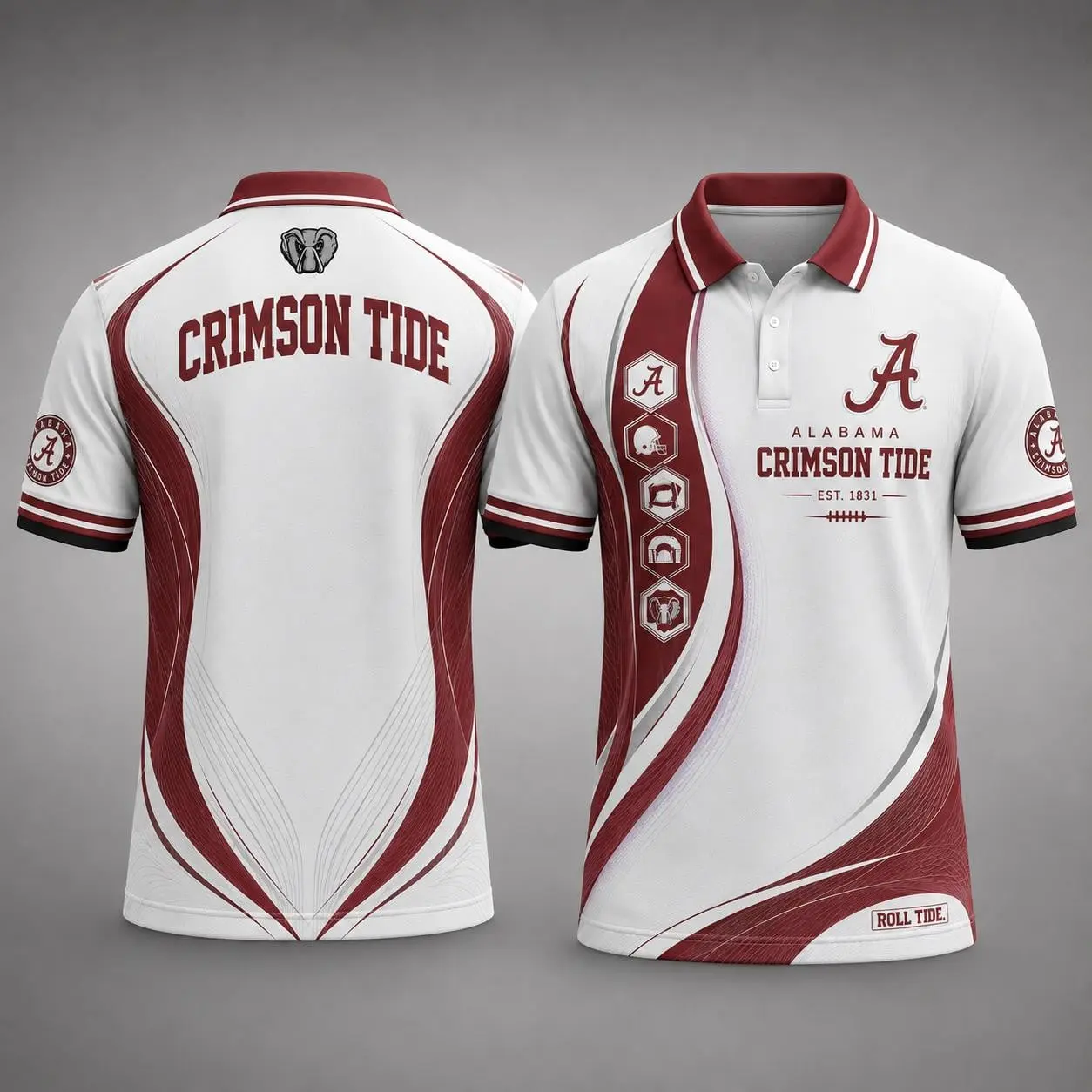 Alabama Crimson Tide | Premium NCAA Timeless Tradition Polo NY