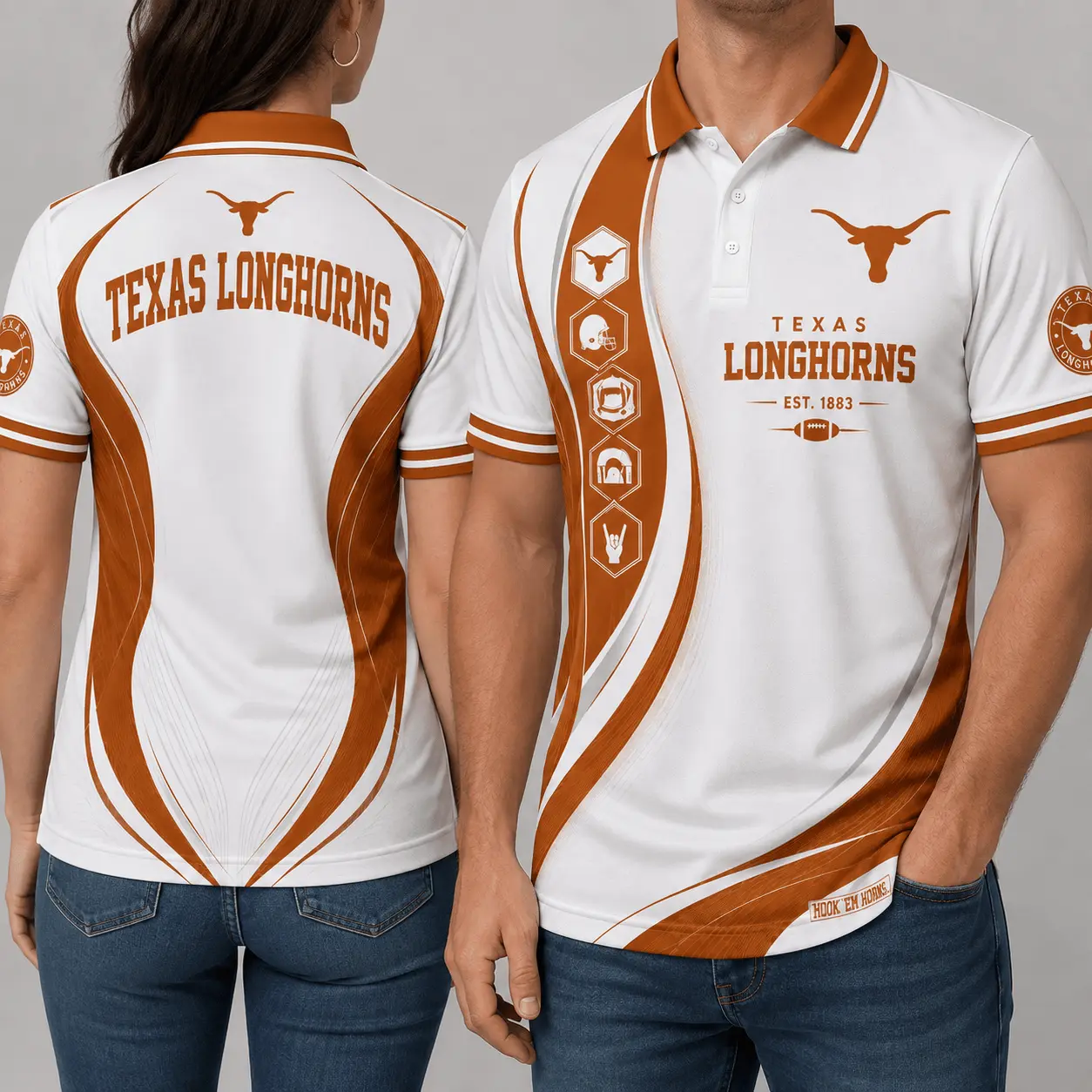 Texas Longhorns | Premium NCAA Timeless Tradition Polo NY - Image 2