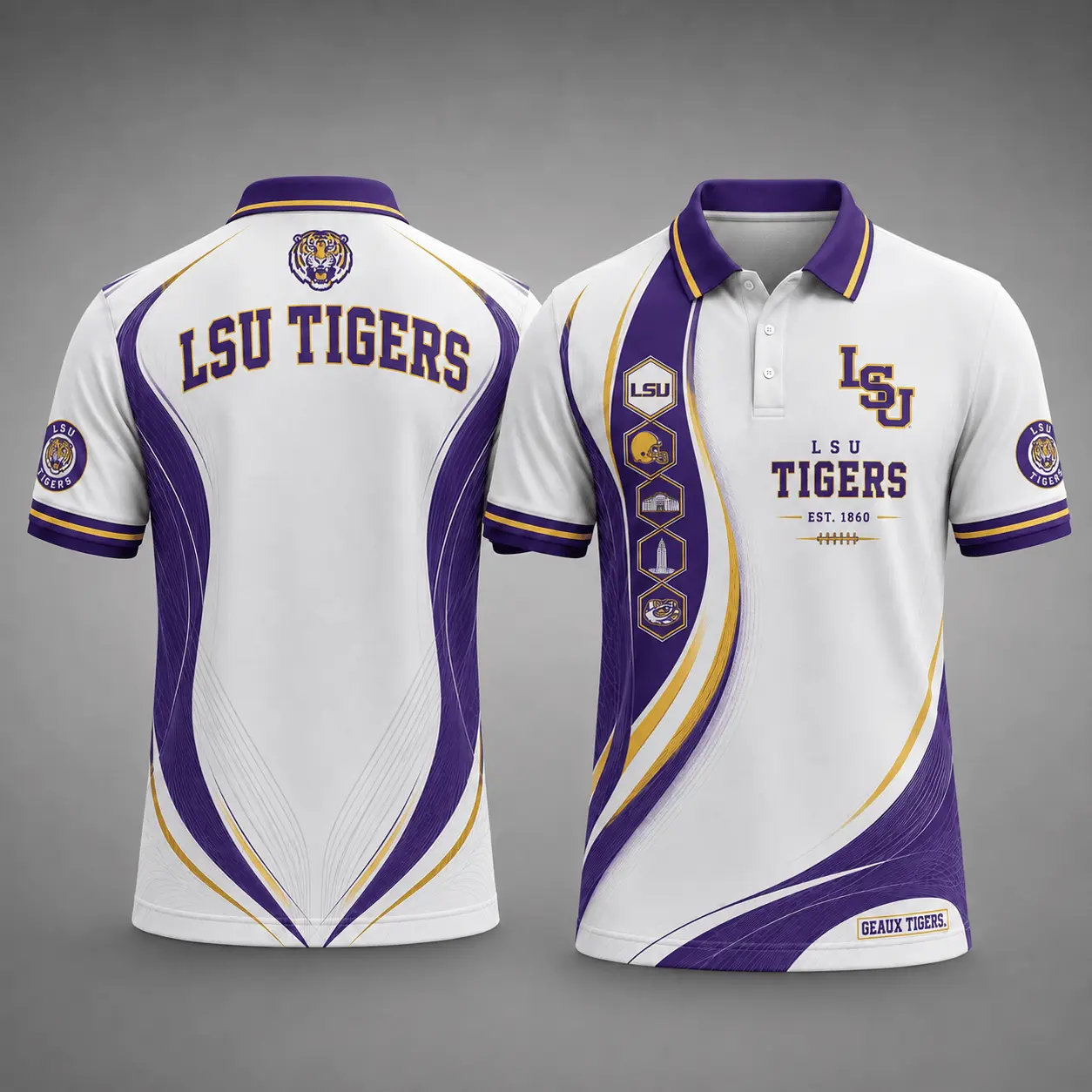 LSU Tigers | Premium NCAA Timeless Tradition Polo NY