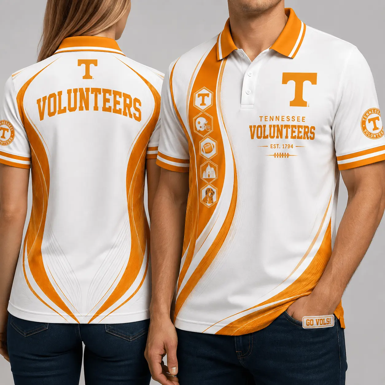 Tennessee Volunteers | Premium NCAA Timeless Tradition Polo NY - Image 2