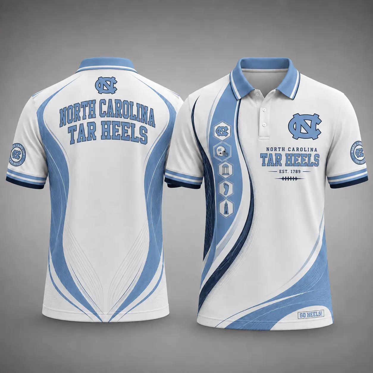 North Carolina Tar Heels | Premium NCAA Timeless Tradition Polo NY - Image 2