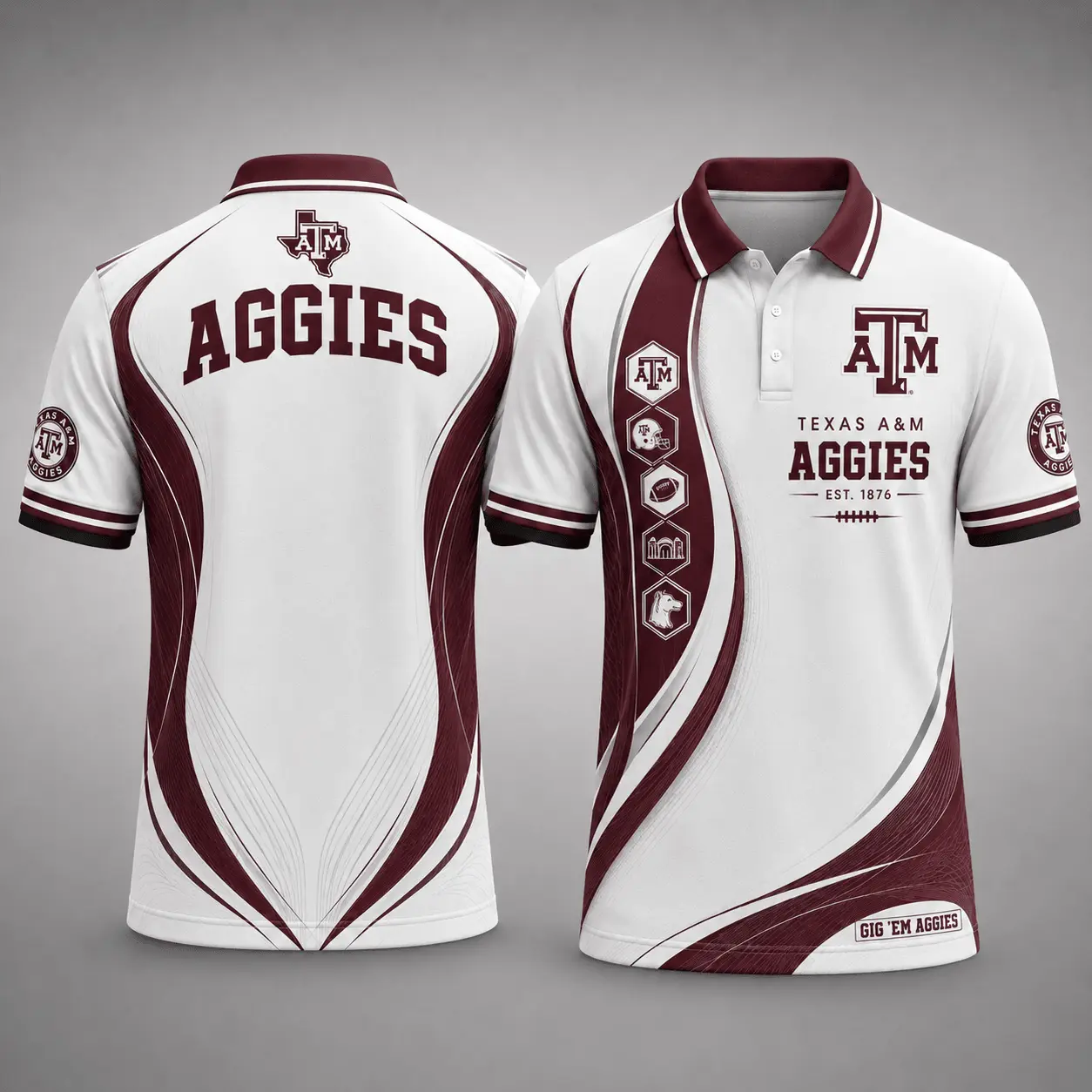 Texas A&M Aggies | Premium NCAA Timeless Tradition Polo NY