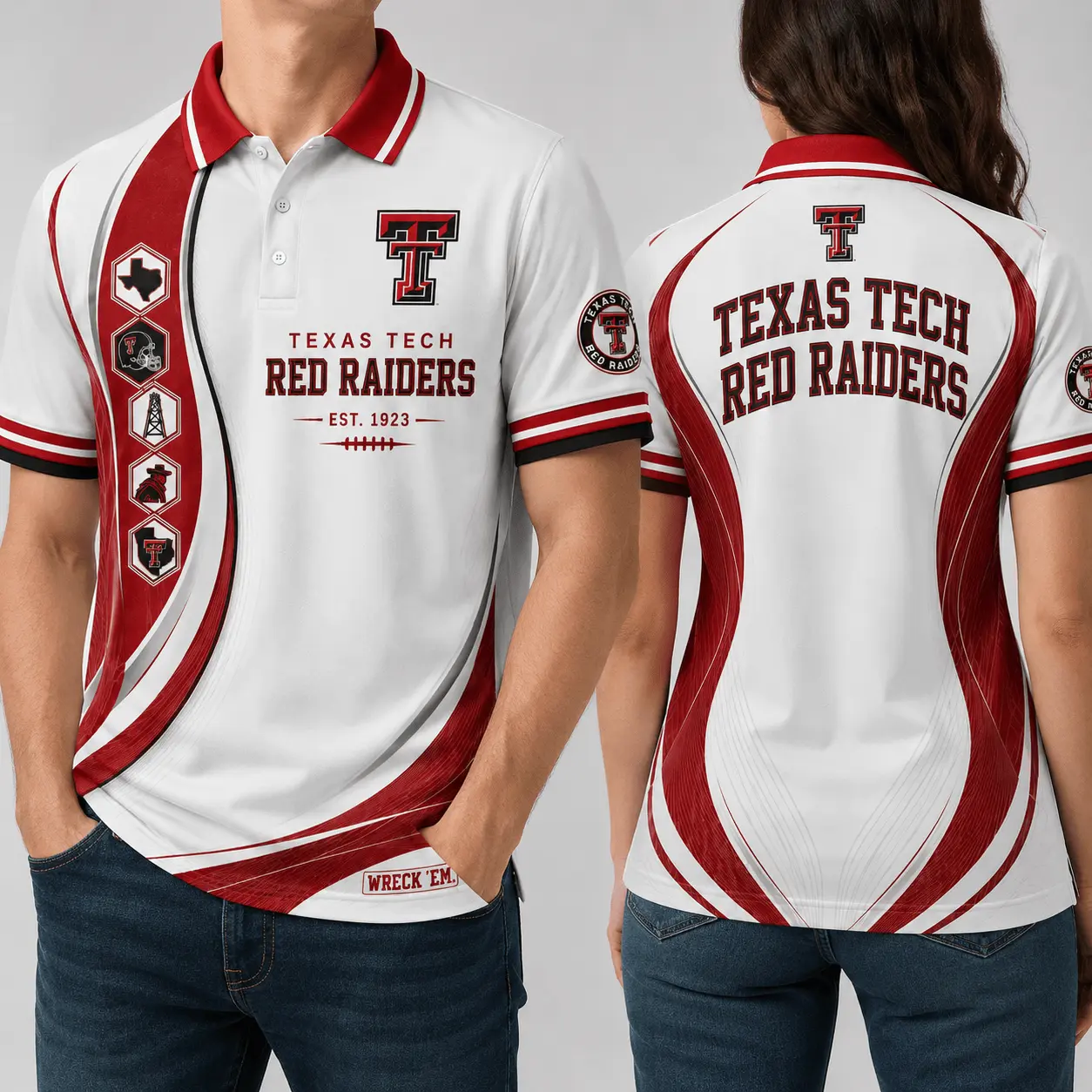 Texas Tech Red Raiders | Premium NCAA Timeless Tradition Polo NY - Image 2