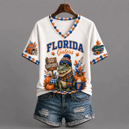 Florida Gators | Premium NCAA Autumn Game Day V-Neck TD
