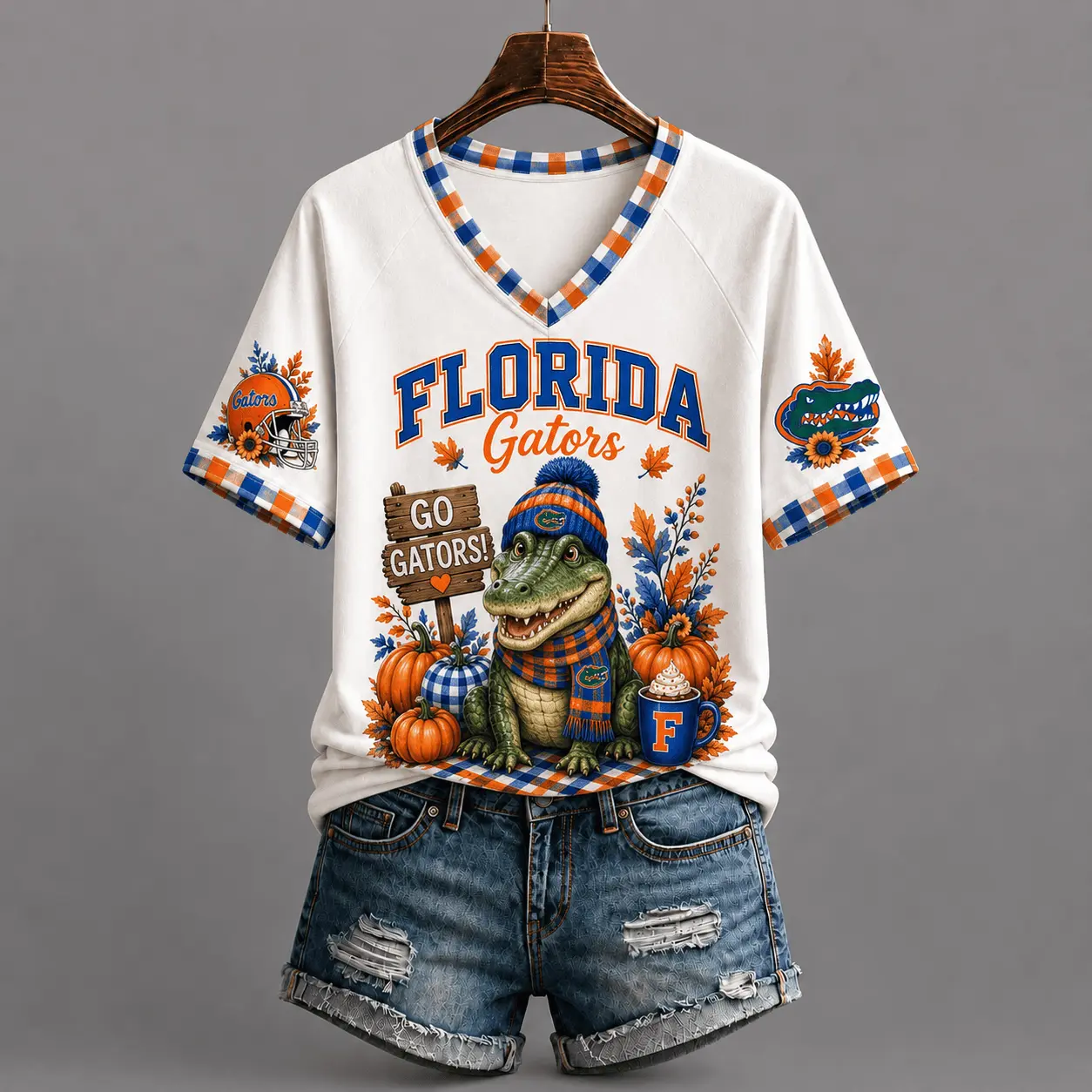 Florida Gators | Premium NCAA Autumn Game Day V-Neck TD