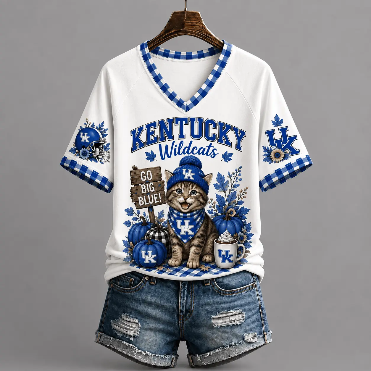 Kentucky Wildcats | Premium NCAA Autumn Game Day V-Neck TD