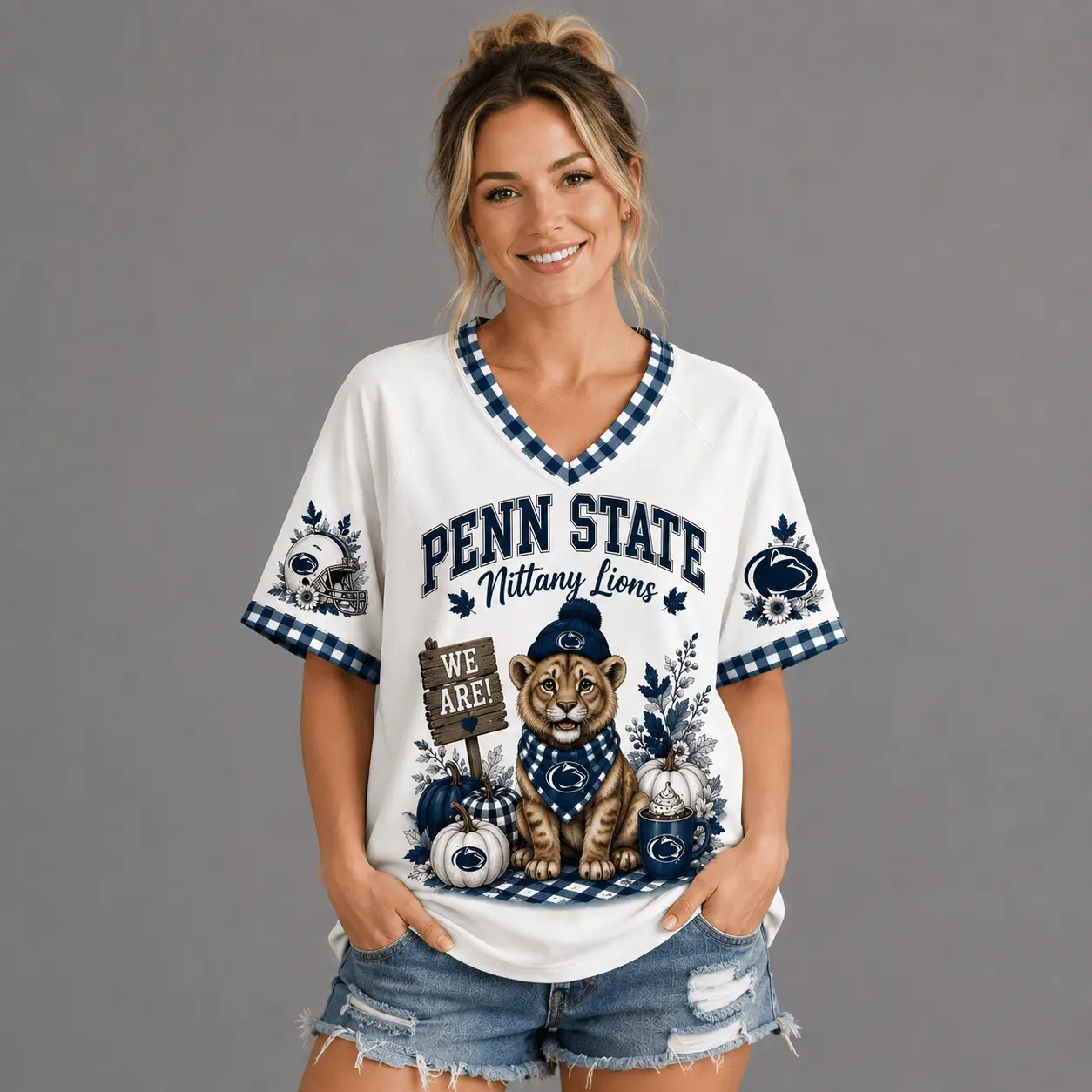 North Carolina Tar Heels | Premium NCAA Autumn Game Day V-Neck TD - Image 3