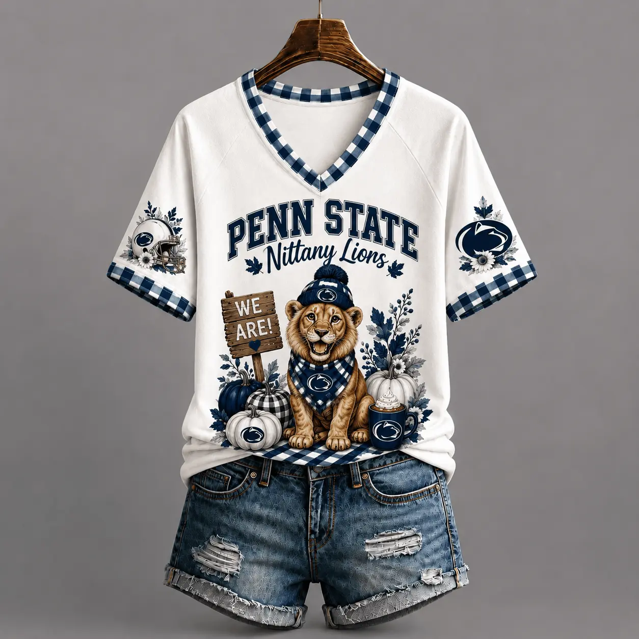 Penn State Nittany Lions | Premium NCAA Autumn Game Day V-Neck TD