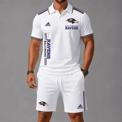Baltimore Ravens | Premium NFL Polo & Shorts TD