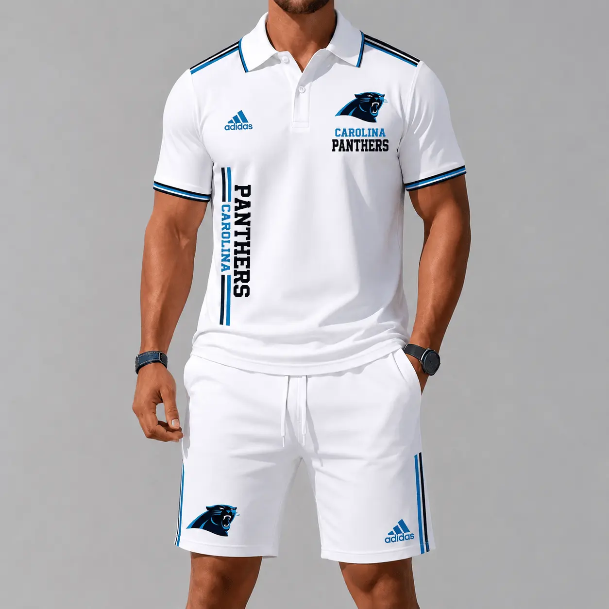 Carolina Panthers | Premium NFL Polo & Shorts TD