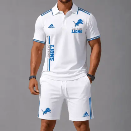 Detroit Lions | Premium NFL Polo & Shorts TD