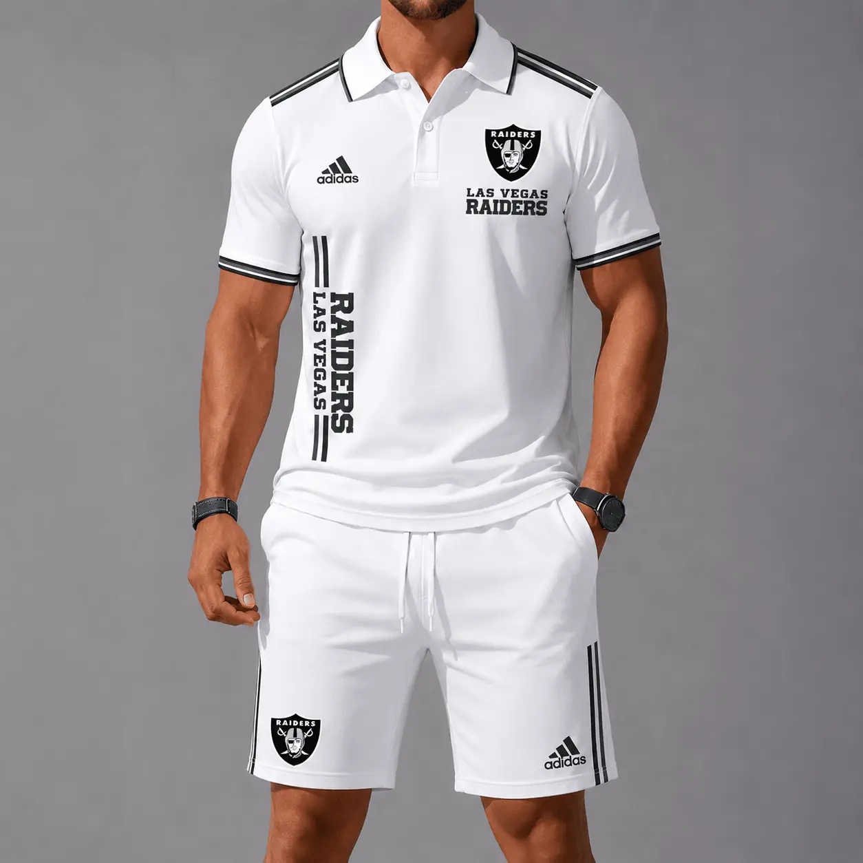 Las Vegas Raiders | Premium NFL Polo & Shorts TD
