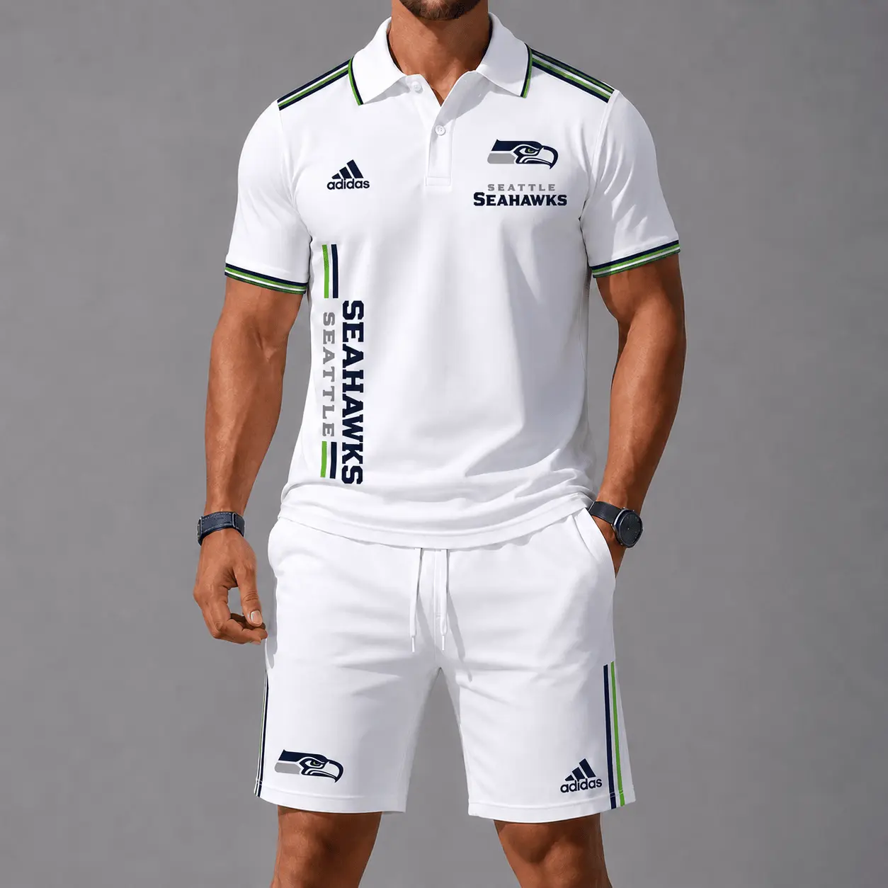 Seattle Seahawks | Premium NFL Polo & Shorts TD