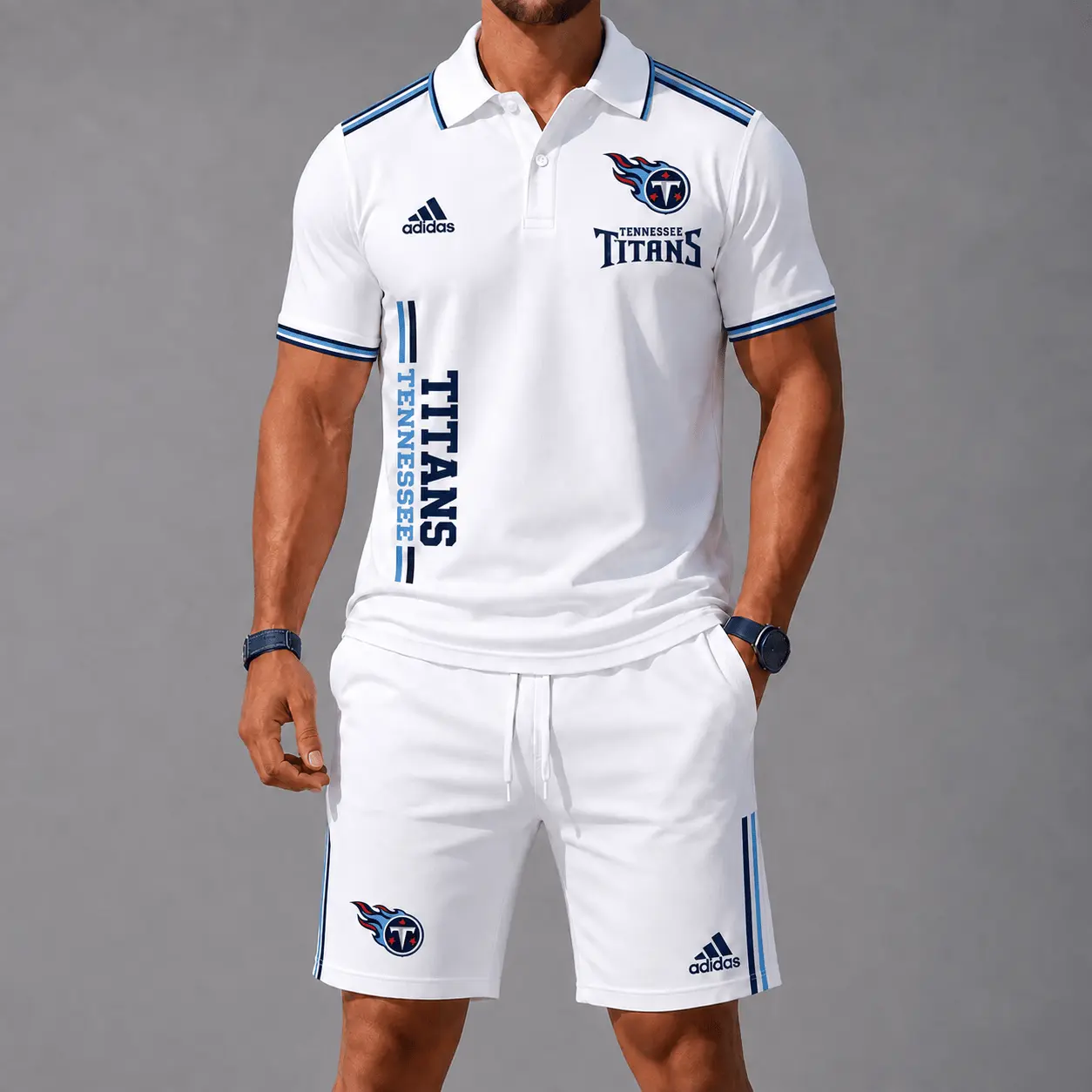 Tennessee Titans | Premium NFL Polo & Shorts TD