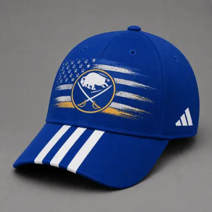 Buffalo Sabres | Premium NHL Vintage American Flag Stripe Sports Cap NDN