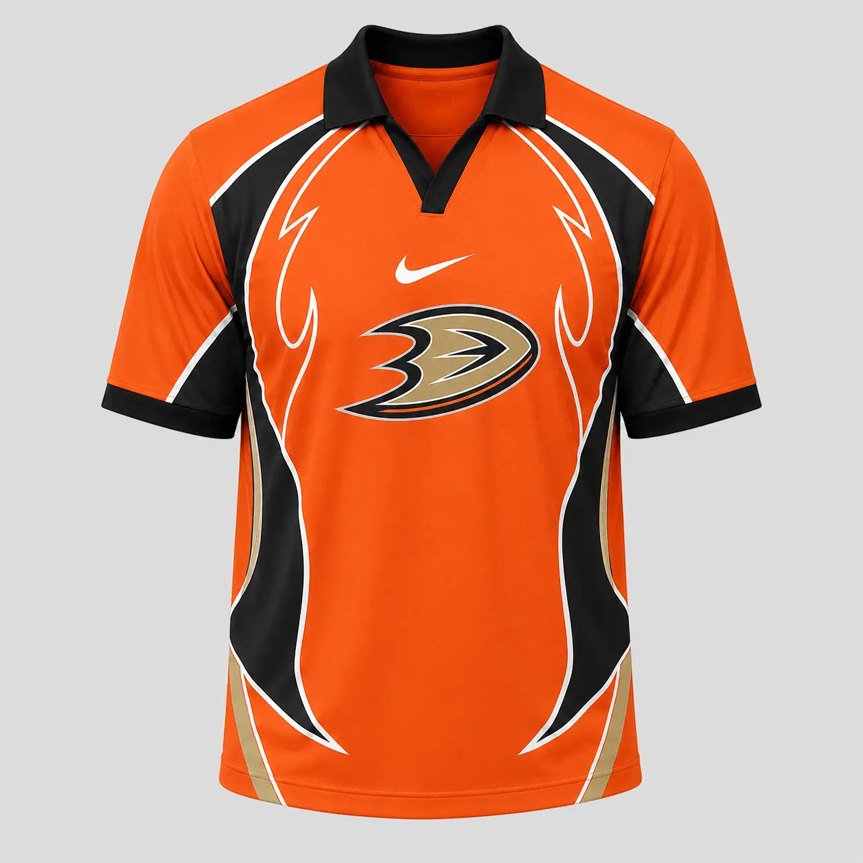 Anaheim Ducks | Premium NHL Dynamic Curve Performance Polo Shirt NDN